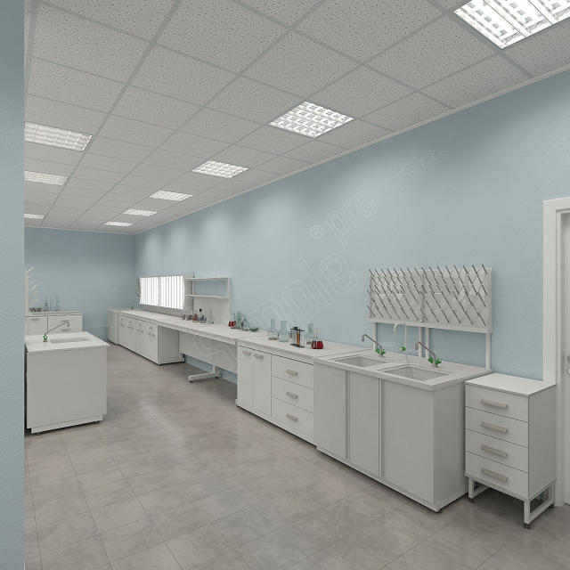 Wyposażony laboratorium 